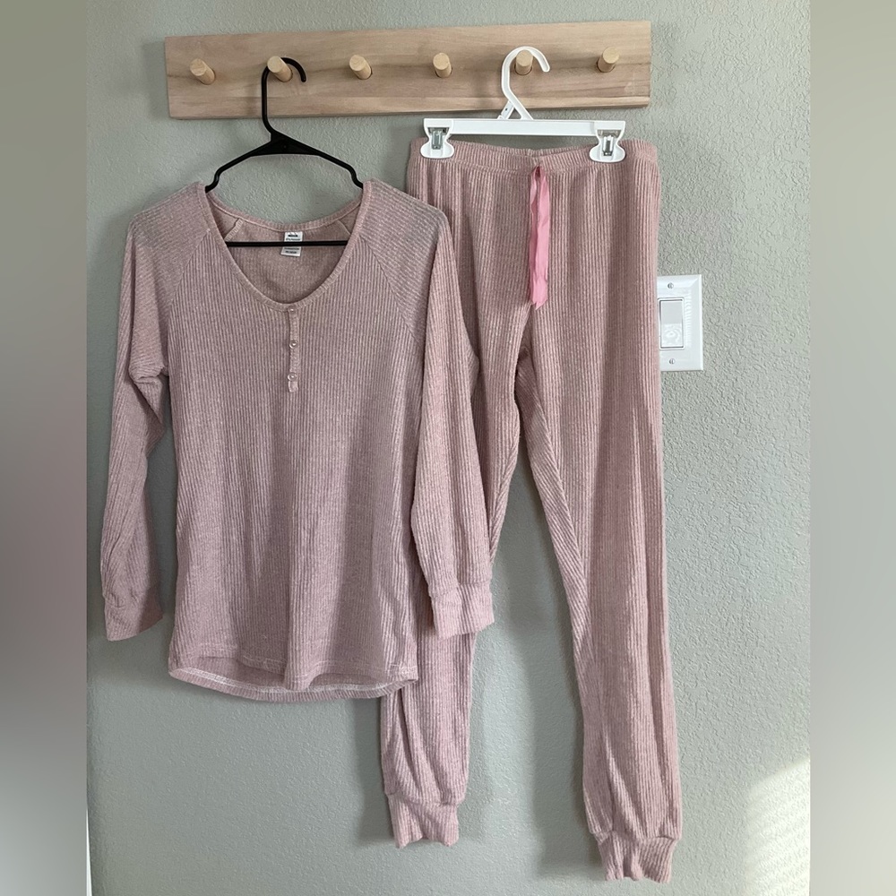 Adorable Blush Pink Pajama Set